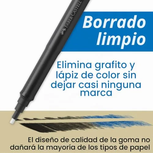 Faber-Castell ▫️ Lápis com borracha Precision Eraser Pen 3