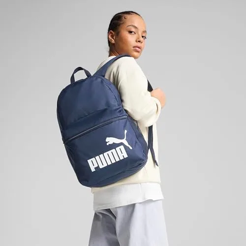 PUMA ▫️ Mochila PHASE, Mochilas clássicas unissexo, Azul-marinho, Tamanho único - 091164 6