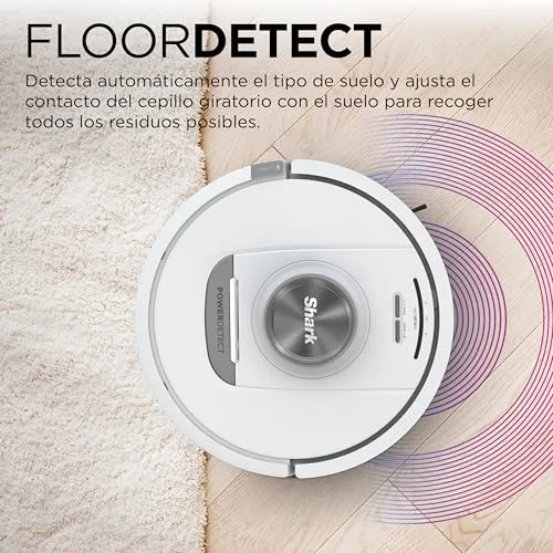 Shark ▫️ PowerDetect, Aspirador Robô, Esvaziamento Automático, Wi-Fi/Aplicação, Branco 5