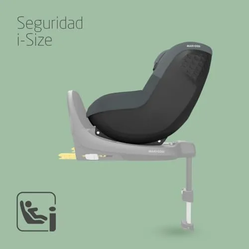 Maxi-Cosi ▫️ Pearl S i-Size, cadeira auto para bebé, 3 meses a 4 anos, máx. 18 kg, 61-105 cm, cadeira auto para criança, 5 posições de reclinação, arnês fácil de colocar, proteção contra impactos laterais G-CELL, tonalidade Graphite 2