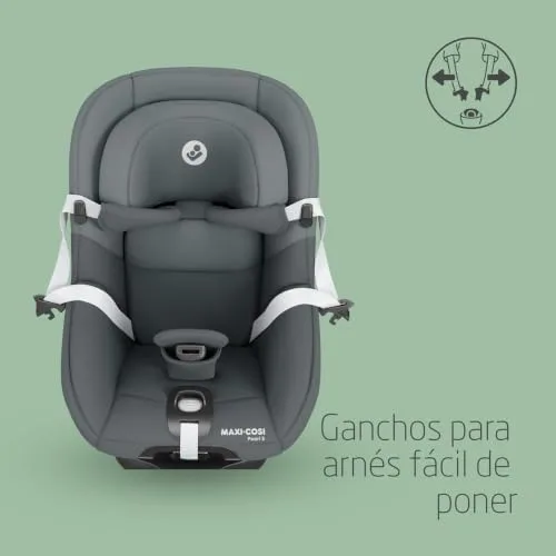 Maxi-Cosi ▫️ Pearl S i-Size, cadeira auto para bebé, 3 meses a 4 anos, máx. 18 kg, 61-105 cm, cadeira auto para criança, 5 posições de reclinação, arnês fácil de colocar, proteção contra impactos laterais G-CELL, tonalidade Graphite 4