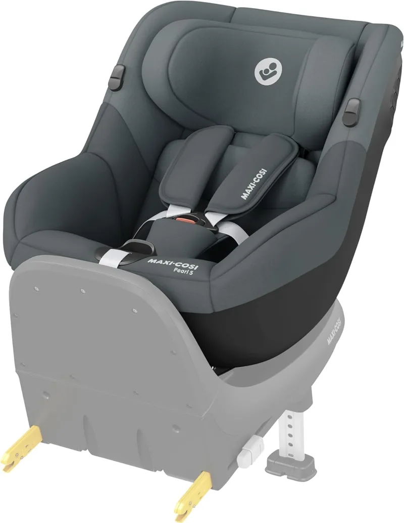 Maxi-Cosi ▫️ Pearl S i-Size, cadeira auto para bebé, 3 meses a 4 anos, máx. 18 kg, 61-105 cm, cadeira auto para criança, 5 posições de reclinação, arnês fácil de colocar, proteção contra impactos laterais G-CELL, tonalidade Graphite