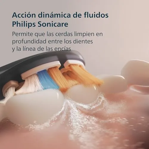 PHILIPS ▫️ Escova de dentes elétrica Sonicare DiamondClean Smart 9400, sónica com aplicação, sensor de pressão, 4 modos de escovagem e 3 níveis de intensidade, preta, modelo HX9918/89 3