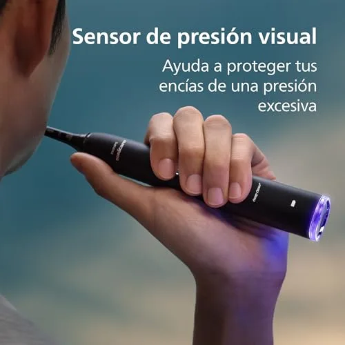 PHILIPS ▫️ Escova de dentes elétrica Sonicare DiamondClean Smart 9400, sónica com aplicação, sensor de pressão, 4 modos de escovagem e 3 níveis de intensidade, preta, modelo HX9918/89 5
