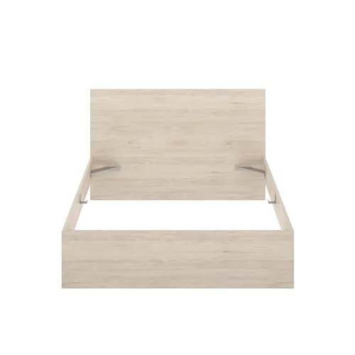 DEKIT GRUPO RIMOBEL ▫️ Lago - Cama para quarto 135/140 x 190 - Natural - 100 x 145,4 x 195 4