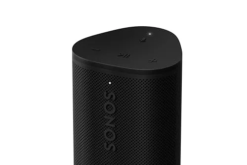 Sonos ▫️ Roam 2: Altifalante sem fios portátil e ultracompacto - À prova de água - 10 horas de autonomia - Preto 2