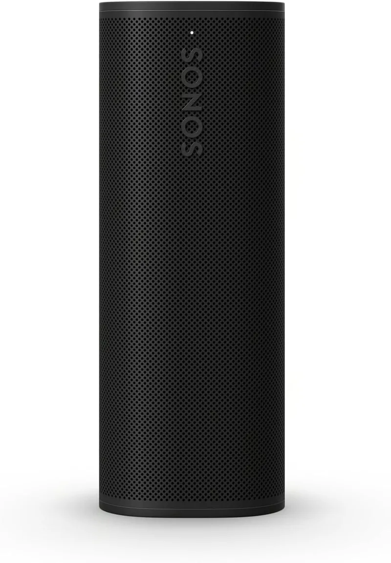 Sonos ▫️ Roam 2: Altifalante sem fios portátil e ultracompacto - À prova de água - 10 horas de autonomia - Preto