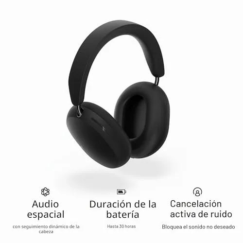 Sonos ▫️ Ace - Auscultadores sem fios Bluetooth com cancelamento ativo de ruído - até 30 horas de autonomia - Áudio espacial com acompanhamento dinâmico da cabeça - Preto 2