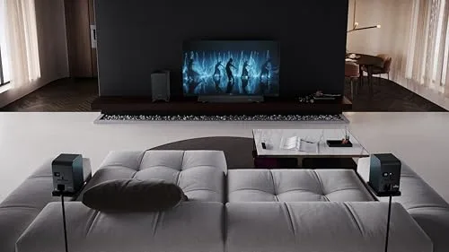 Sharp ▫️ Q Barra de Som para TV HT-SBW53121(BK) – Preto – 550 W, 3.1.2, Dolby Atmos 4