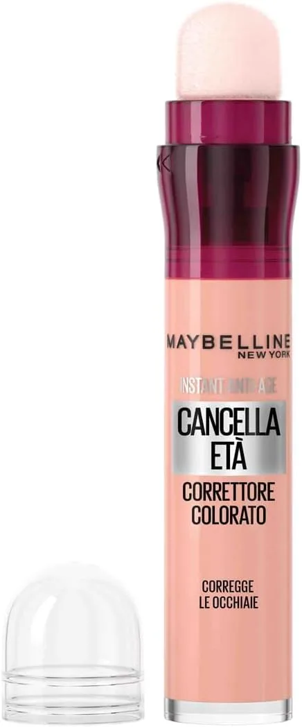 MAYBELLINE ▫️ New York - Corretor líquido com bagas de goji e haloxyl para disfarçar olheiras e pequenas rugas, 05 rosa, 6,8 ml