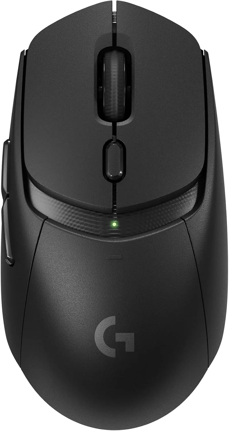 Logitech G ▫️ 309 Rato sem fios Lightspeed para jogos, leve, interruptores híbridos LIGHTFORCE, sensor Hero 25K, mais de 300 horas com uma pilha AA, 6 botões programáveis, compatível com PC e Mac - Preto