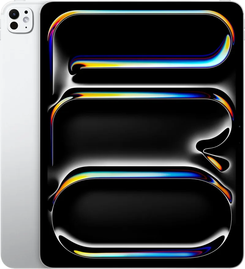 Apple ▫️ iPad Pro 13 polegadas (M4): Ultra Retina XDR, 2 TB, câmaras frontal de 12 MP e traseira de 12 MP, scanner LiDAR, Wi Fi 6E, luz solar direta, vidro normal - Prateado