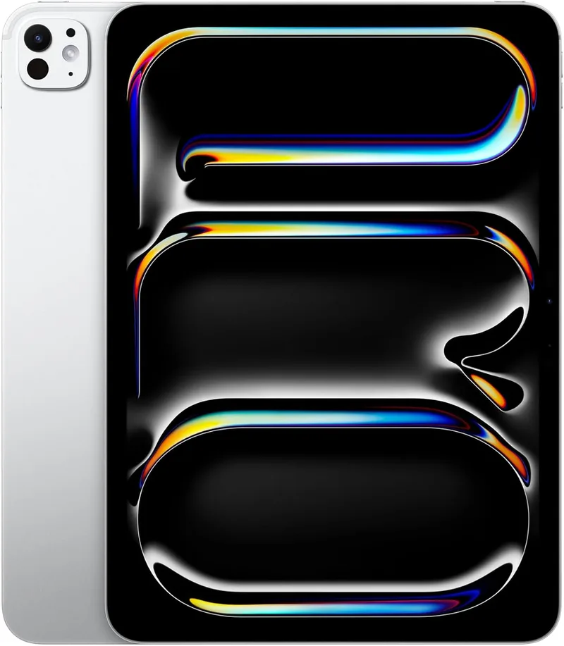 Apple ▫️ iPad Pro de 11 polegadas (M4): Ultra Retina XDR, 2 TB, câmara frontal de 12 Mpx na orientação horizontal e câmara traseira de 12 Mpx, Wi-Fi 6E, Face ID, autonomia de um dia inteiro, vidro nanotexturizado - Prateado