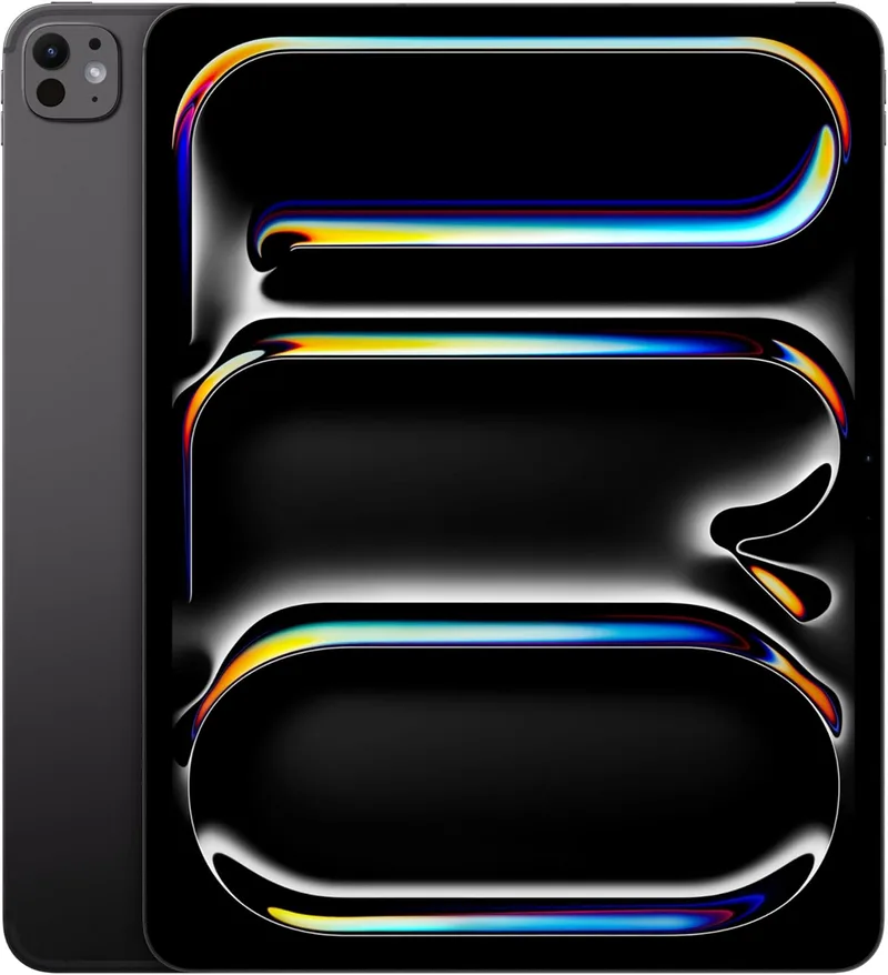 Apple ▫️ iPad Pro 13 polegadas (M4): Ultra Retina XDR, 2 TB, câmaras frontal de 12 MP e traseira de 12 MP, Wi-Fi 6E e 5G, luz solar direta, vidro normal - Preto espacial