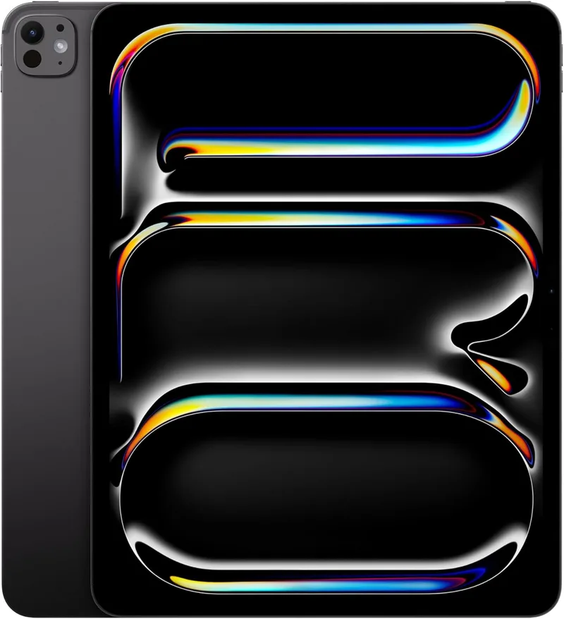 Apple ▫️ iPad Pro de 13 polegadas (M4): Ultra Retina XDR, 2 TB, câmara frontal de 12 Mpx na orientação horizontal e câmara traseira de 12 Mpx, Wi-Fi 6E, autonomia de um dia inteiro, vidro nanotexturizado - Preto Espacial