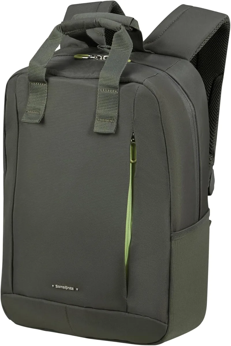 Samsonite Guardit Classy - Mochila para computador portátil com pegas 14,1", 38 cm, 15,5L, Verde (Gunmetal Green)