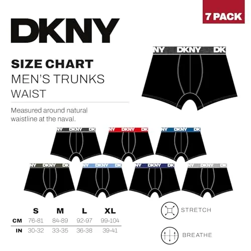 DKNY ▫️ Seattle Boxers para Homem - Embalagem múltipla | Cuecas de algodão macio e respirável | Roupa interior masculina confortável | Boxers modernos, com corte para uso diário e resistentes 6