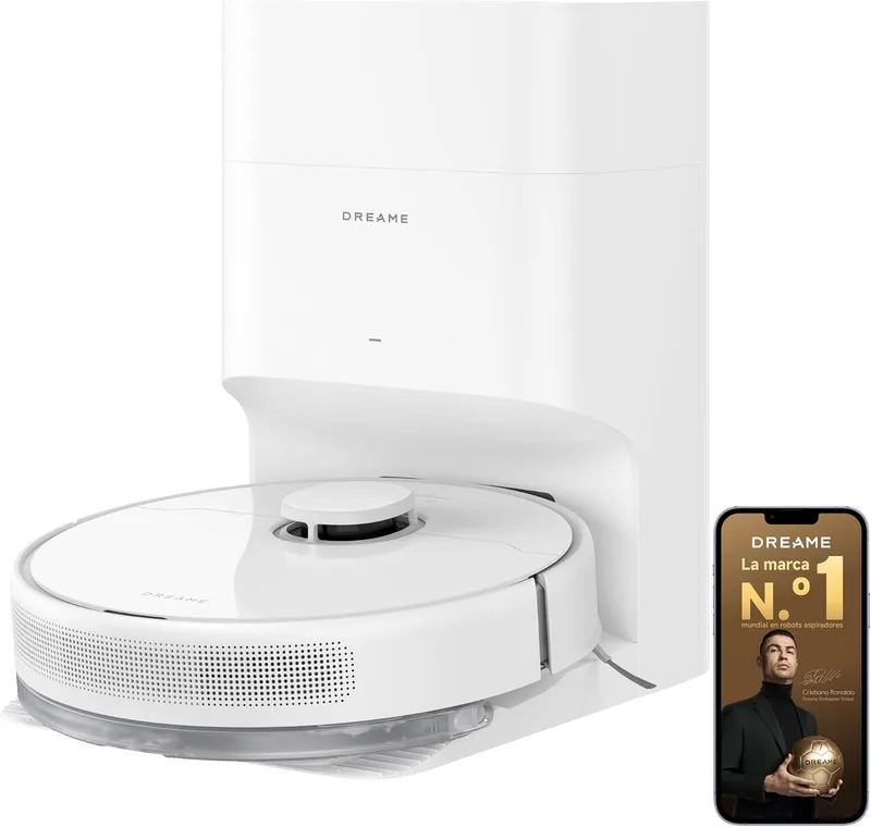 dreame ▫️ Robô aspirador D10 Plus Gen 2 com base de esvaziamento automático, 6 000 Pa