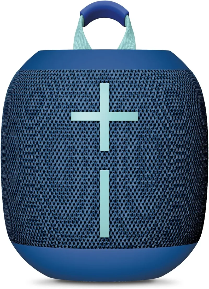 Ultimate Ears ▫️ Wonderboom 4, Altifalante Bluetooth portátil resistente à água com graves potentes e som de 360 graus, altifalante flutuante à prova de poeira com alcance de 40 m - Azul