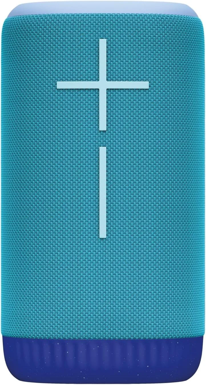 Ultimate Ears ▫️ EVERBOOM, altifalante Bluetooth portátil sem fios, graves potentes, som envolvente de 360 graus, à prova de água IP67, flutua, bateria com duração de 20 horas, alcance de 55 m - Azul