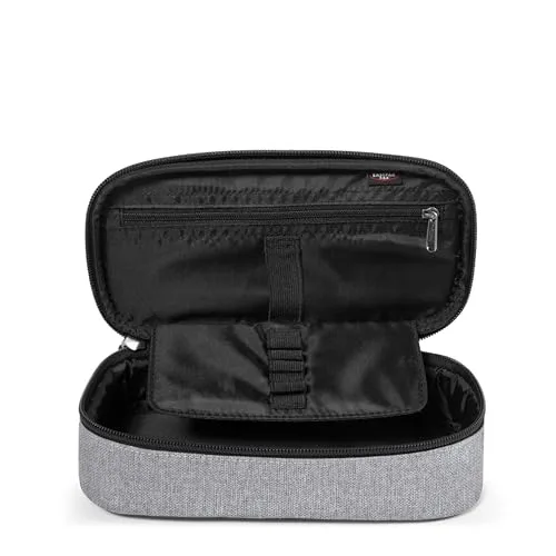 EASTPAK ▫️ Mochila PADDED PAK'R, 27 L, Preto (Black) e Estojo OVAL XL SINGLE, 27 L, Sunday Grey (Cinza) 6
