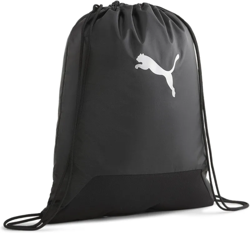 PUMA ▫️ teamGOAL Gym Sack CE, Sacos de ginásio unissexo, Preto-Prateado, Tamanho único - 091595