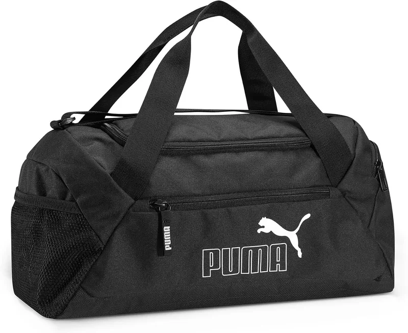 PUMA ▫️ Saco de desporto Fundamentals Outline Extra Small, Sacos de desporto unissexo, Preto, Tamanho único - 091728