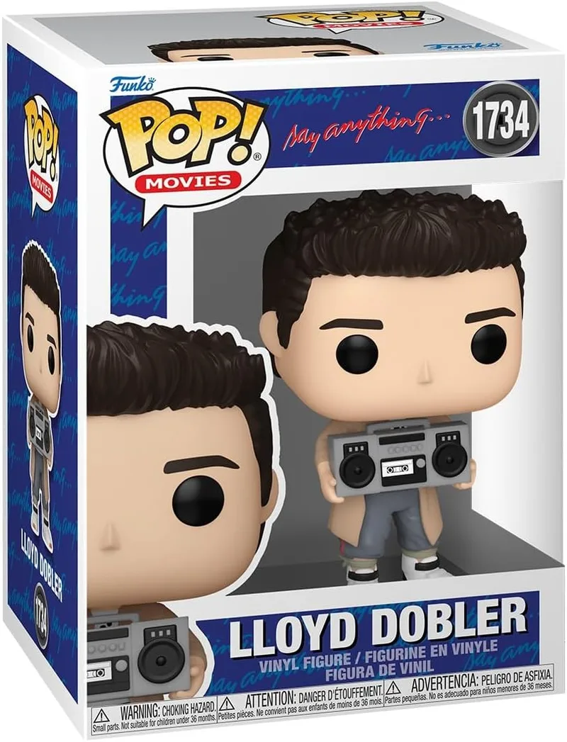 Funko ▫️ Pop! Filmes: Say Anything - Lloyd Dobler - Figura de vinil colecionável - Ideia para presente - Produtos oficiais - Brinquedos para crianças e adultos - Fãs de filmes - Boneco para colecionadores