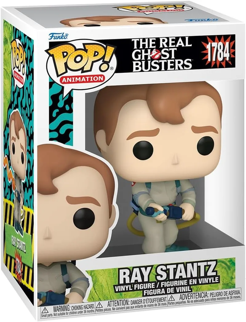 Funko ▫️ Pop! Animation: TRG - Ray Stantz​ - The Real Ghostbusters - Figura de vinil colecionável - Ideia para presente - Produtos oficiais - Brinquedos para crianças e adultos - Fãs de desenhos animados