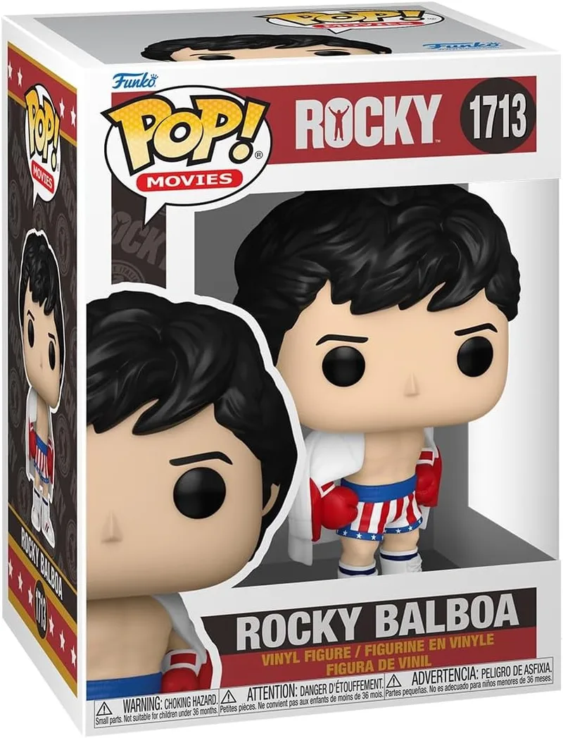 Funko ▫️ Pop! Movies: Rocky - Rocky IV | Produtos oficiais da série Ação/Aventura - Figura de vinil colecionável para decoração - Presente geek de aniversário