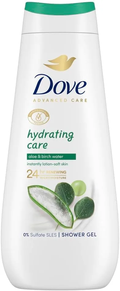 Dove ▫️ Gel de Duche Hidratante Advanced Care Aloé e Água de Bétula 400ml