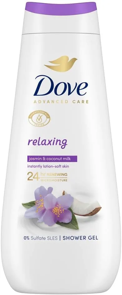 Dove ▫️ Advanced Care Gel de Duche Relaxante Jasmim e Leite de Coco 400ml