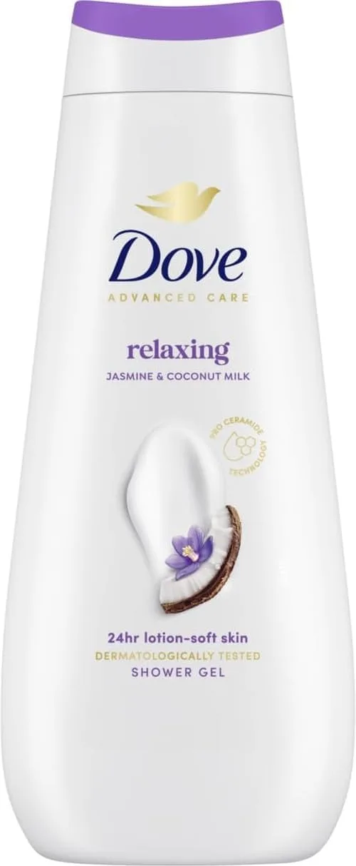 Dove ▫️ Advanced Care Gel de Banho Relaxante de Jasmim e Leite de Coco 400 ml