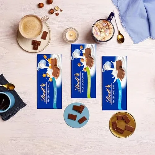 Lindt ▫️ Chocolate de Leite chocolate tablete de chocolate, cremoso, tablete de 100 g 3