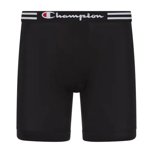 Champion ▫️ Cuecas boxer para homem Everyday Active Lightweight Stretch – Conjunto de 4 cuecas curtas retro (4 unidades) 2