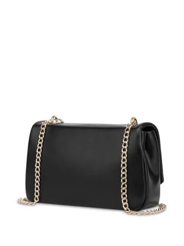 Love Moschino ▫️ Moschino Bolsa de ombro/cruzada para mulher «Love» em couro sintético preto BS25MO47 JC4164PP1MLM0000, Preto, Tamanho único 3