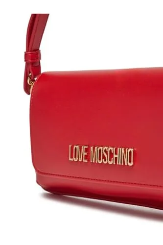 Love Moschino ▫️ JC4058PP1MLO0500, Mala de ombro para mulher, vermelha, tamanho único, vermelha, tamanho único 3