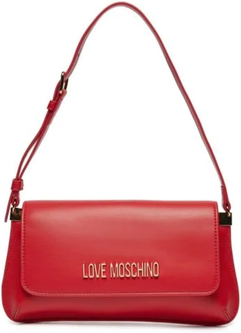 Love Moschino ▫️ JC4058PP1MLO0500, Mala de ombro para mulher, vermelha, tamanho único, vermelha, tamanho único
