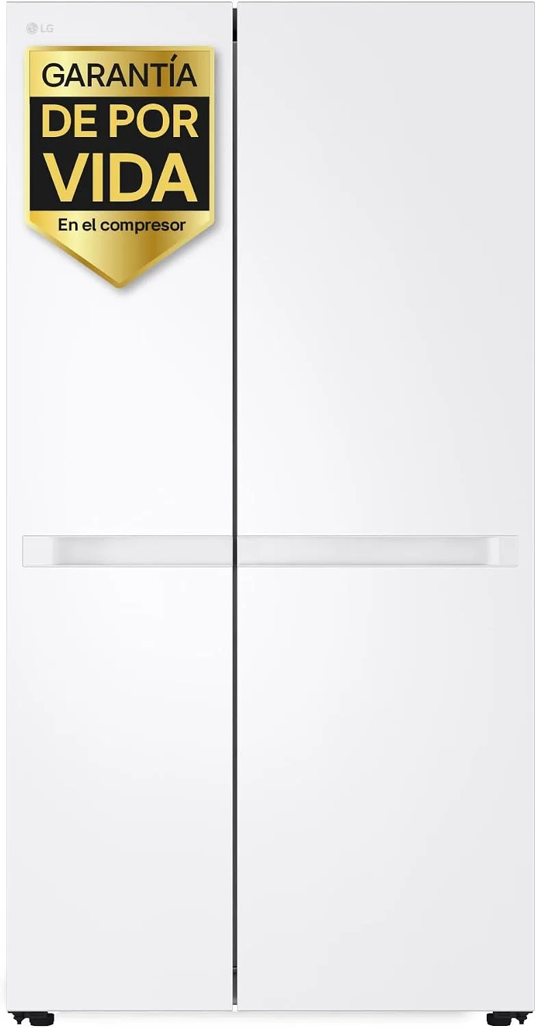 LG ▫️ GSBC40SWPE - Frigorífico Side by Side, Série 400, Linear Cooling, Multi Airflow, Classe E, 662 L, Branco