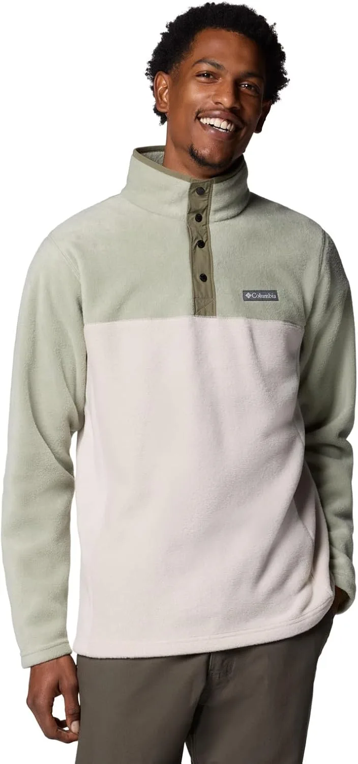 Columbia ▫️ Steens Mountain Half Snap II, Camisola com forro polar para homem