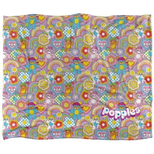 LOGOVISION ▫️ Popples Pop Pattern: Manta supermacia com toque sedoso – 152 x 127 cm 2