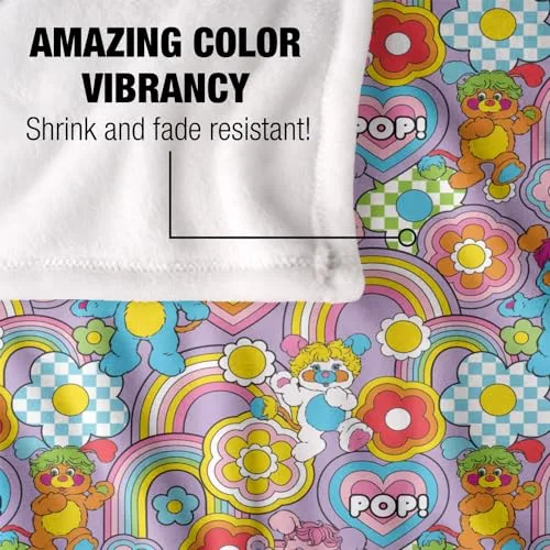 LOGOVISION ▫️ Popples Pop Pattern: Manta supermacia com toque sedoso – 152 x 127 cm 4