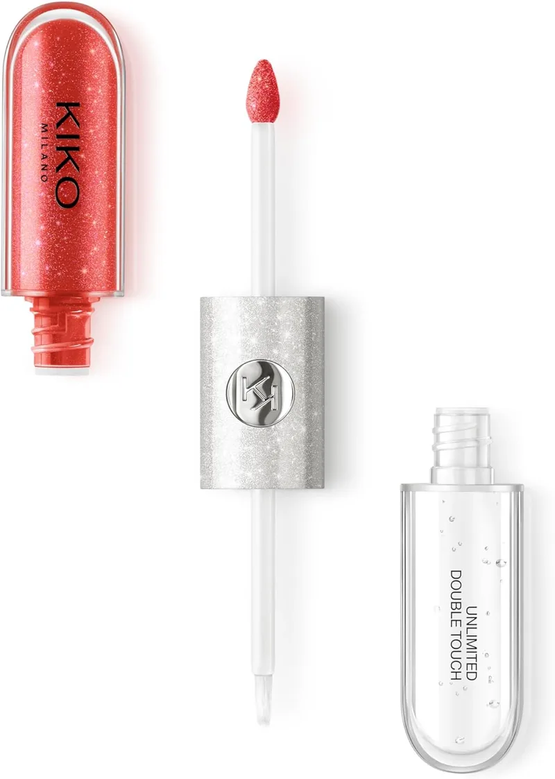 Kiko Milano ▫️ Unlimited Double Touch 154 - Edição Limitada, Batom Líquido de Longa Duração em Duas Etapas
