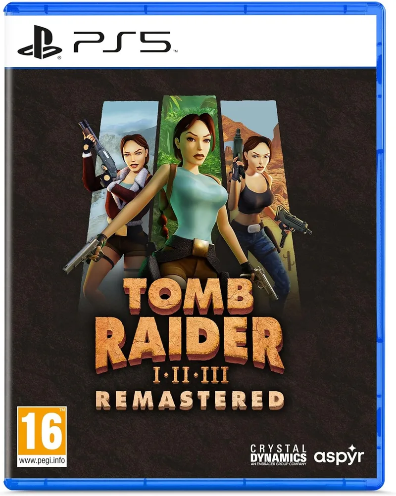 Aspyr ▫️ Tomb Raider 1-3 Remastered, com Lara Croft - PS5