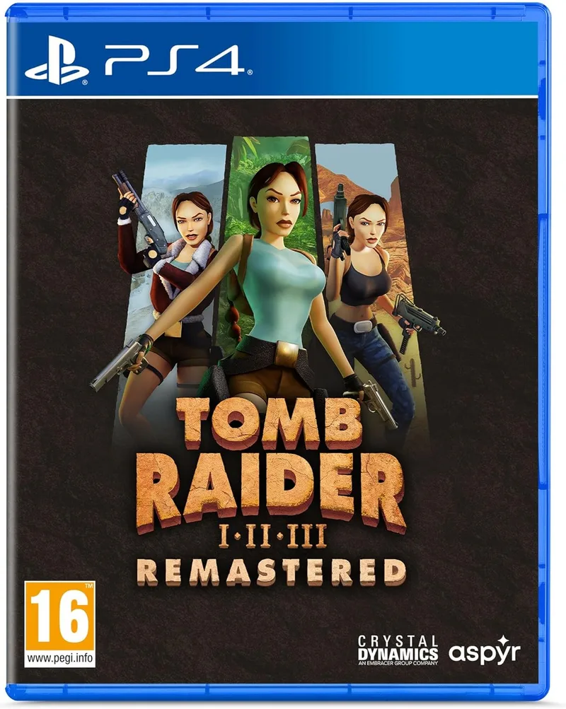 Aspyr ▫️ Tomb Raider 1-3 Remasterizado com Lara Croft - PS4