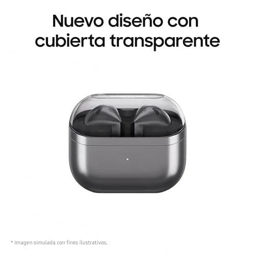 Samsung ▫️ Galaxy Buds3 + Carregador - Auscultadores sem fios, Supressão de ruído, Bluetooth, Áudio 360, Cinzento (Versão espanhola) 3