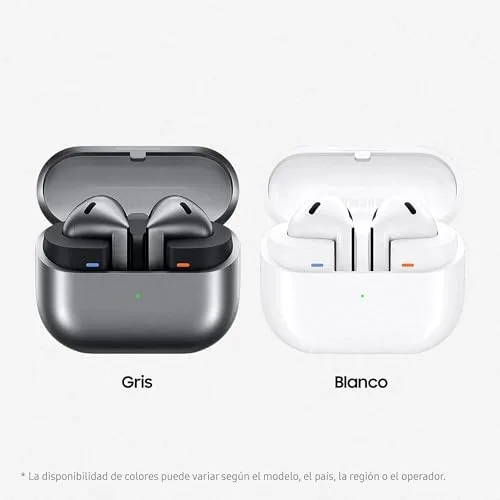 Samsung ▫️ Galaxy Buds3 + Carregador - Auscultadores sem fios, Supressão de ruído, Bluetooth, Áudio 360, Cinzento (Versão espanhola) 4