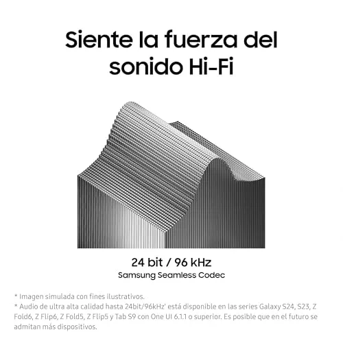 Samsung ▫️ Galaxy Buds3 + Carregador - Auscultadores sem fios, Supressão de ruído, Bluetooth, Áudio 360, Cinzento (Versão espanhola) 6
