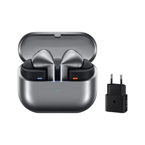 Samsung ▫️ Galaxy Buds3 Pro + Carregador - Auscultadores sem fios, cancelamento de ruído, Bluetooth, Audio 361, som Hi-Fi, cinzento (versão espanhola) 4