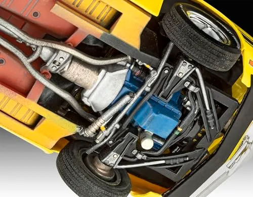 Revell ▫️ Modelismo I Shelby Mustang GT500 dos anos 70 I Kit de montagem I Escala 1:25 I 120 peças I Conjunto de modelismo para maiores de 12 anos I Modelo detalhado I Carro desportivo I Réplica autêntica 5